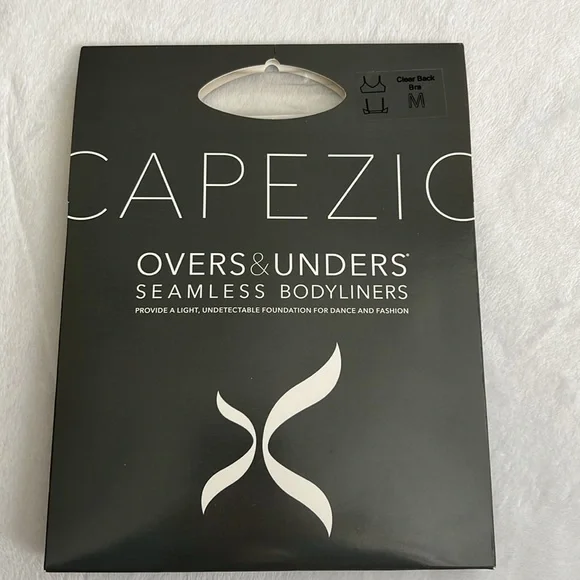 Capezio Seamless Clear Back Bra in Nude - Picture 10 of 11